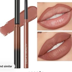 Brown Lip Liner and Lipstick Set new